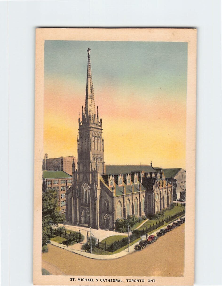 Postcard St. Michael's Cathedral Toronto Ontario Canada