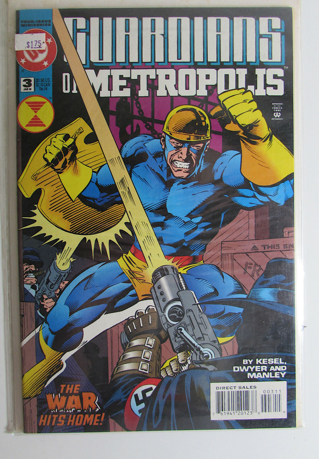 1994 Guardians of Metropolis #3 DC Comics NM 1st Print Comic Book