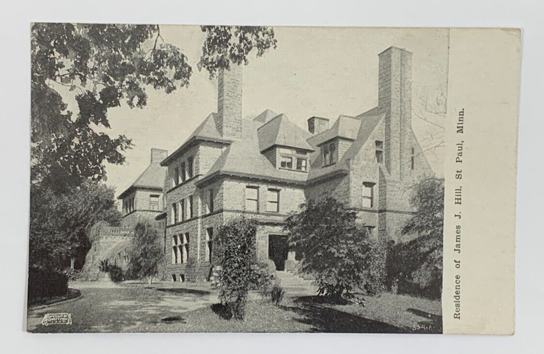 Residence of James J Hill St Paul Minnesota Postcard Unposted