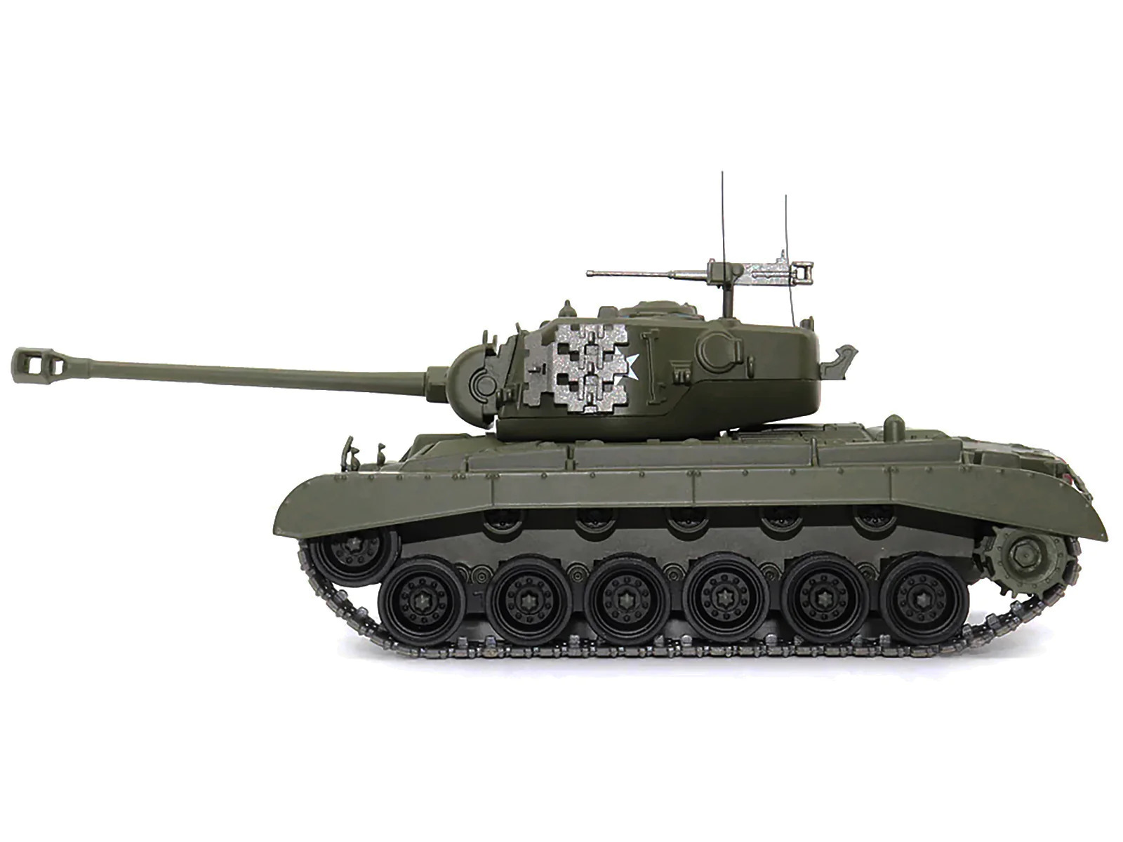 M26 T26E3 Tank USA 2nd Armored Division Germany April 1945 1/43 Diecast Model