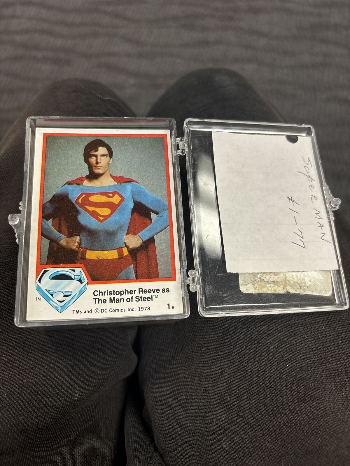 1978 Topps Superman The Movie: Series 1 Complete Card Set ( 1- 77 ) NICE