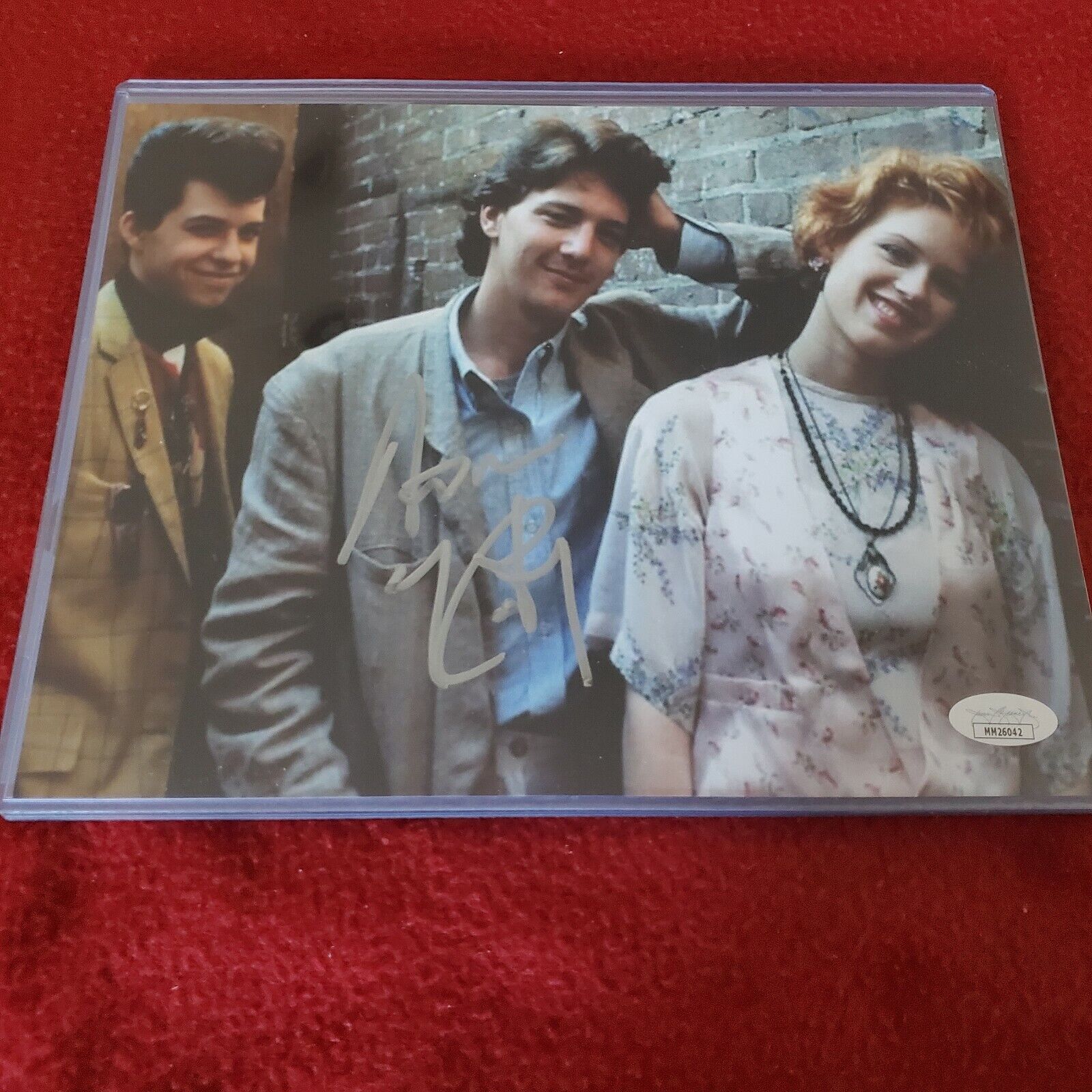 Andrew McCarthy Pretty in Pink Blane McDonagh 8 x10 Photo Autographed JSA   A
