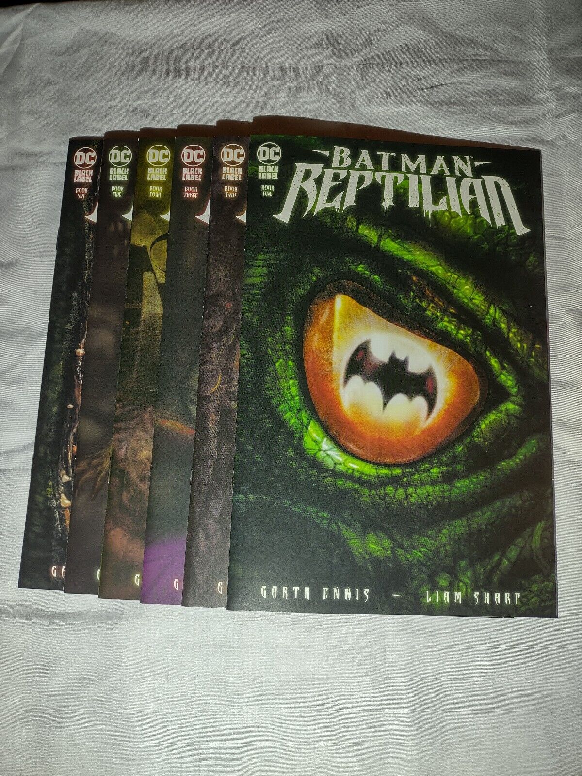 Batman Reptilian 1-6 Comic LOT Complete Series Set Garth Ennis DC Black label