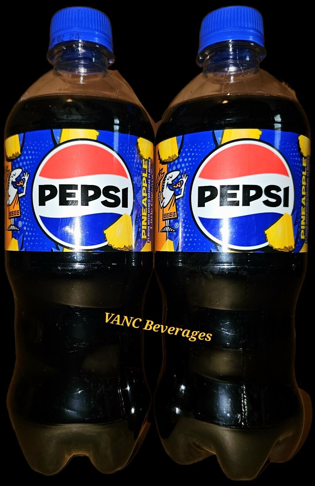 New Pepsi w/Pineapple Little Caesars exclusive in BOTTLES. 2 x 20oz BB 9/24