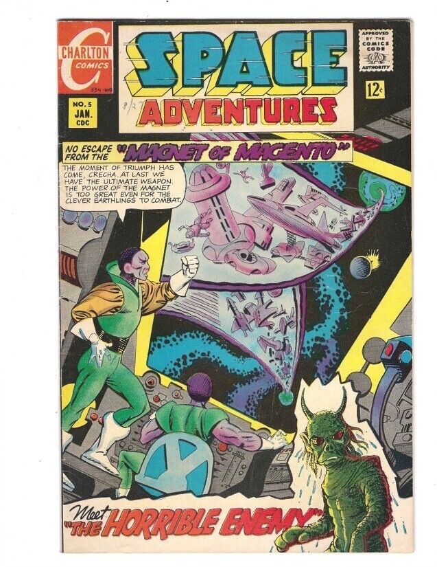 Space Adventures #5 Charlton 1969 FN+ or better Steve Ditko  Magento Combine