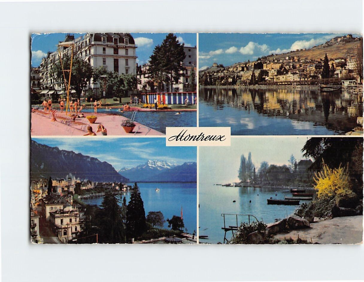 Postcard Places in Montreux Switzerland