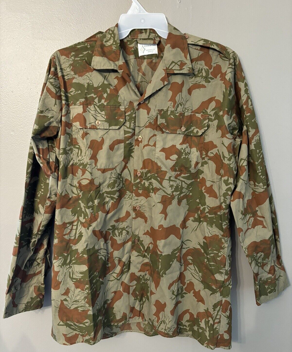 SADF Koevoet South African Police 2nd Pattern Camo Shirt Dated 1989 X-Large Rare