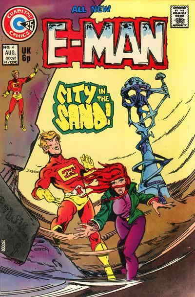 E-Man (1st series) #4 FN; Charlton | 1st Print - we combine shipping