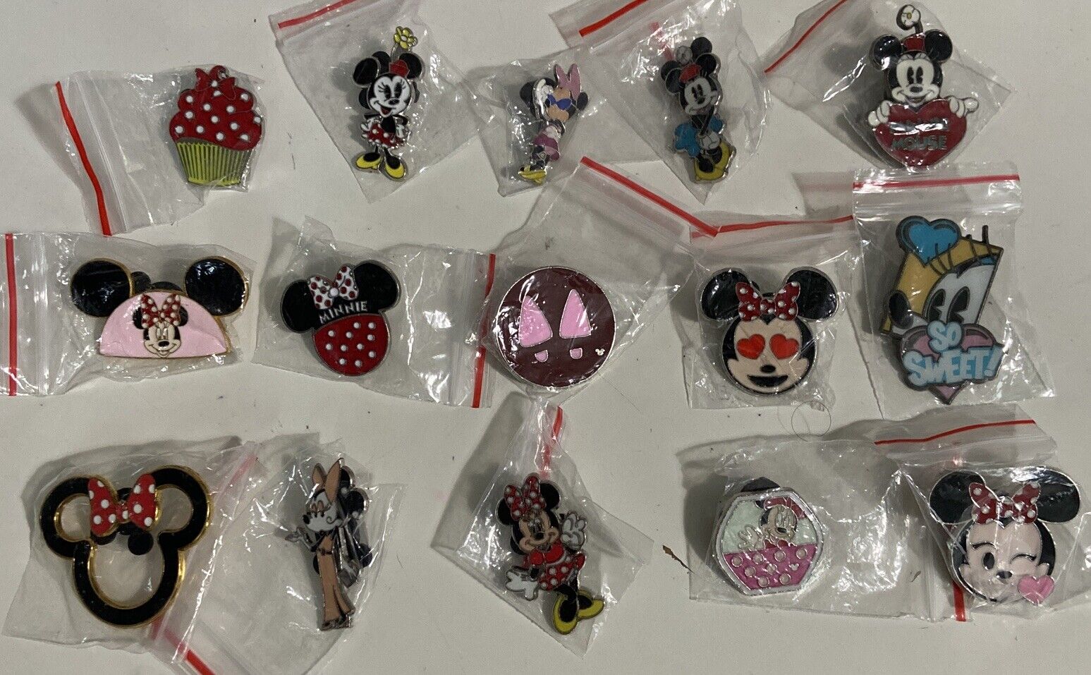 Disney Minnie Mouse Only Pins lot of 15