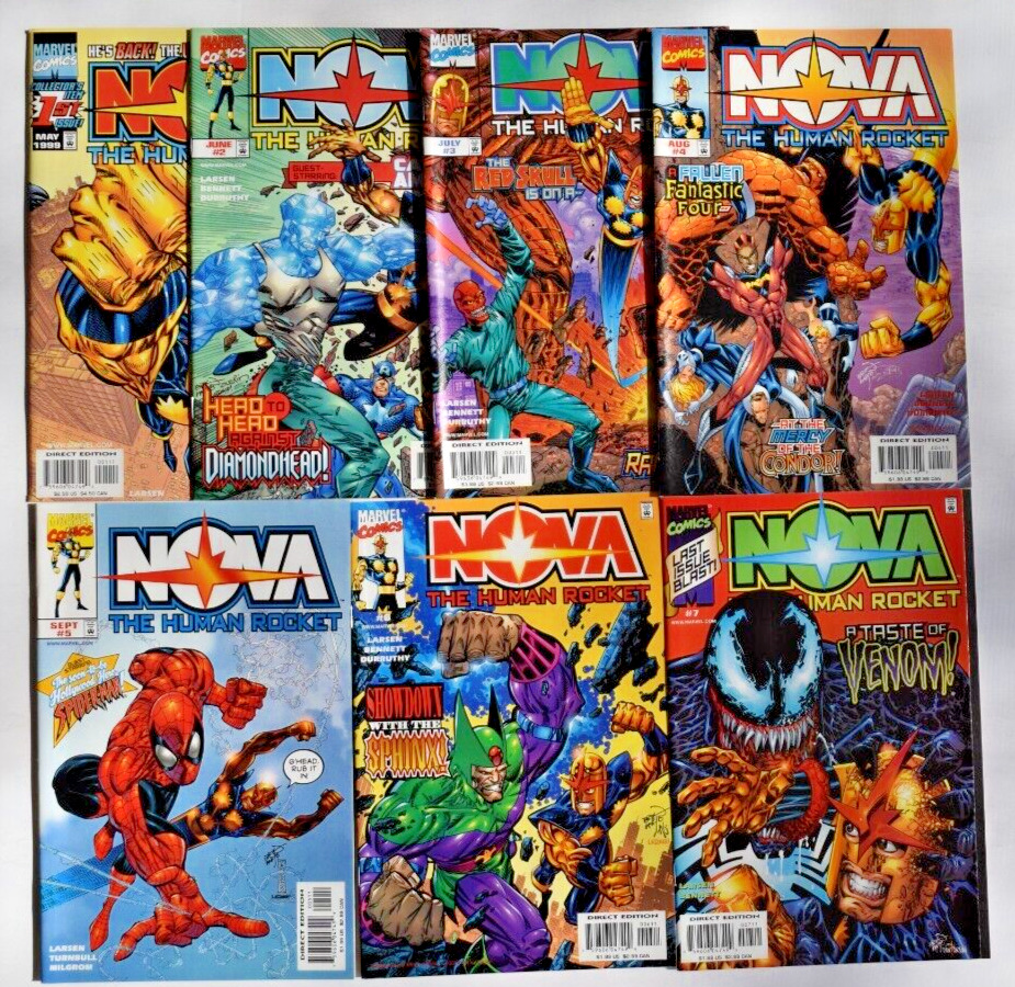 NOVA (1999) 7 ISSUE COMPLETE SET #1-7 MARVEL COMICS