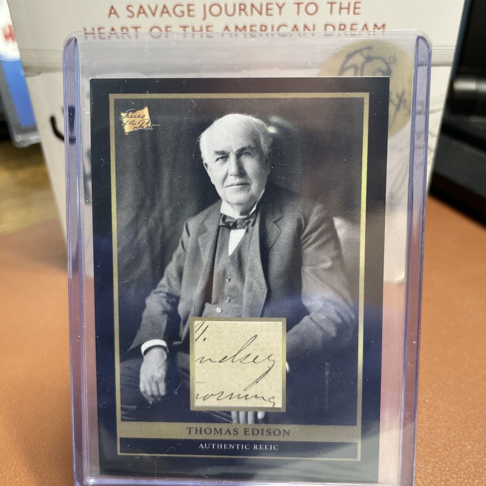 Pieces Of The Past 2024 Thomas Edison Written Relic 🔥🇺🇸⚡️💡