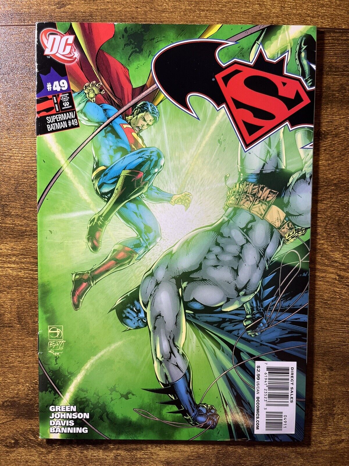 SUPERMAN / BATMAN 49 NM SHANE DAVIS STORY DC COMICS 2008