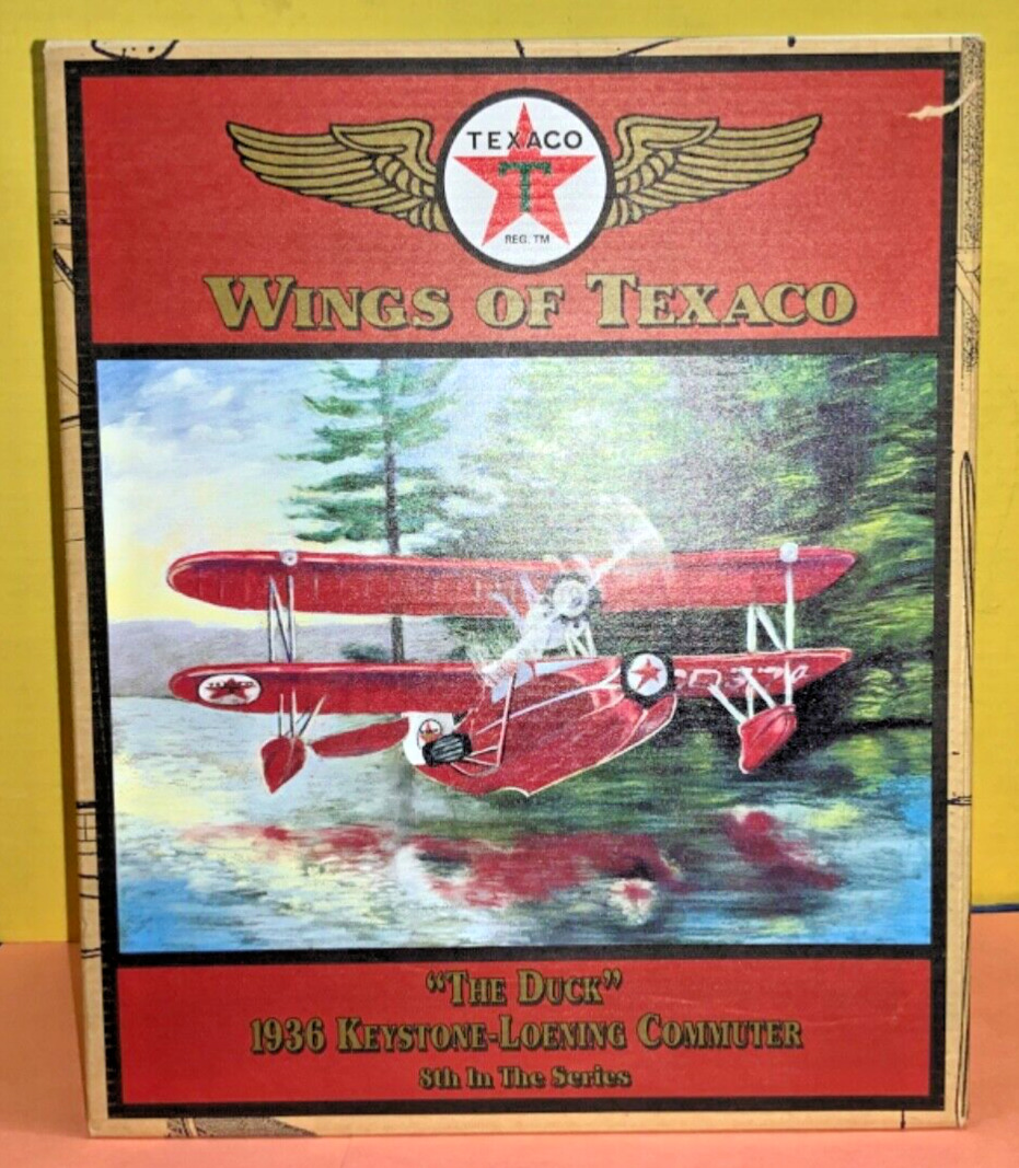 2000 ERTL Wings of Texaco The Duck 1936 Keystone-Loening Commuter - AS IS (B)