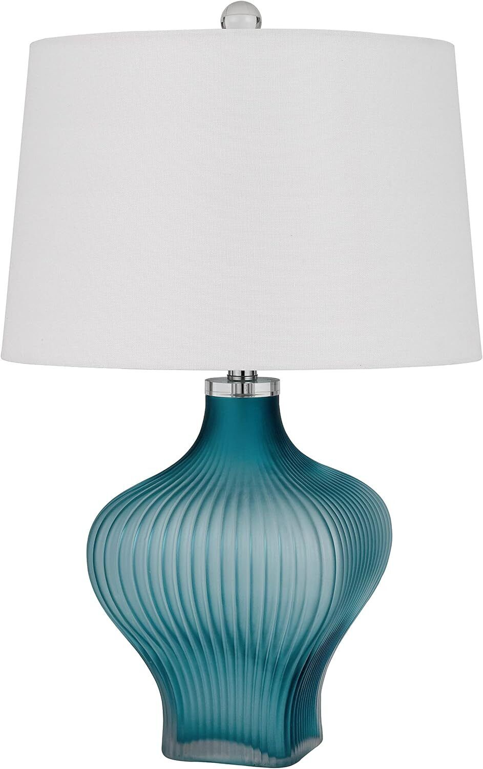 Cal 150W 3 Way Montpelier Ceramic Table lamp Pearl 