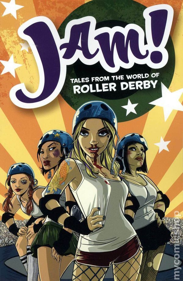 Jam Tales from the World of Roller Derby GN #1-1ST VF 2010 Stock Image