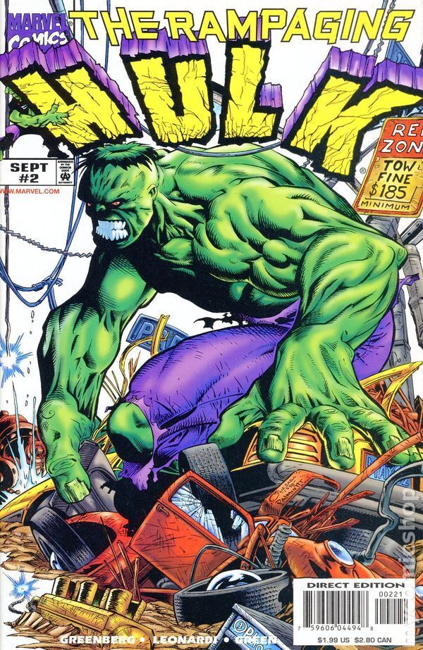 Rampaging Hulk #2B FN 1998 Stock Image