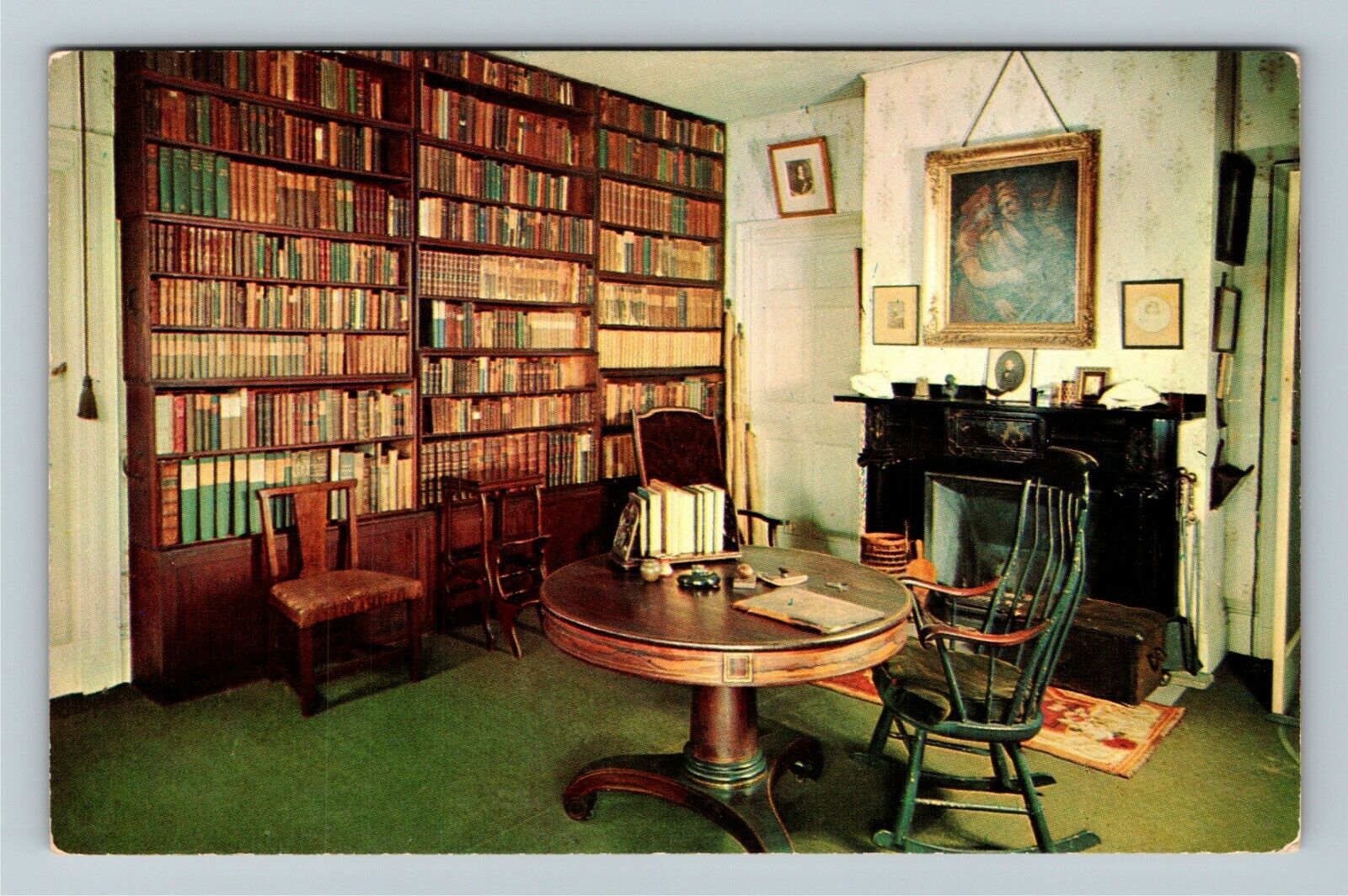 Concord MA-Massachusetts, The Study Ralph Waldo Emerson, Vintage Postcard