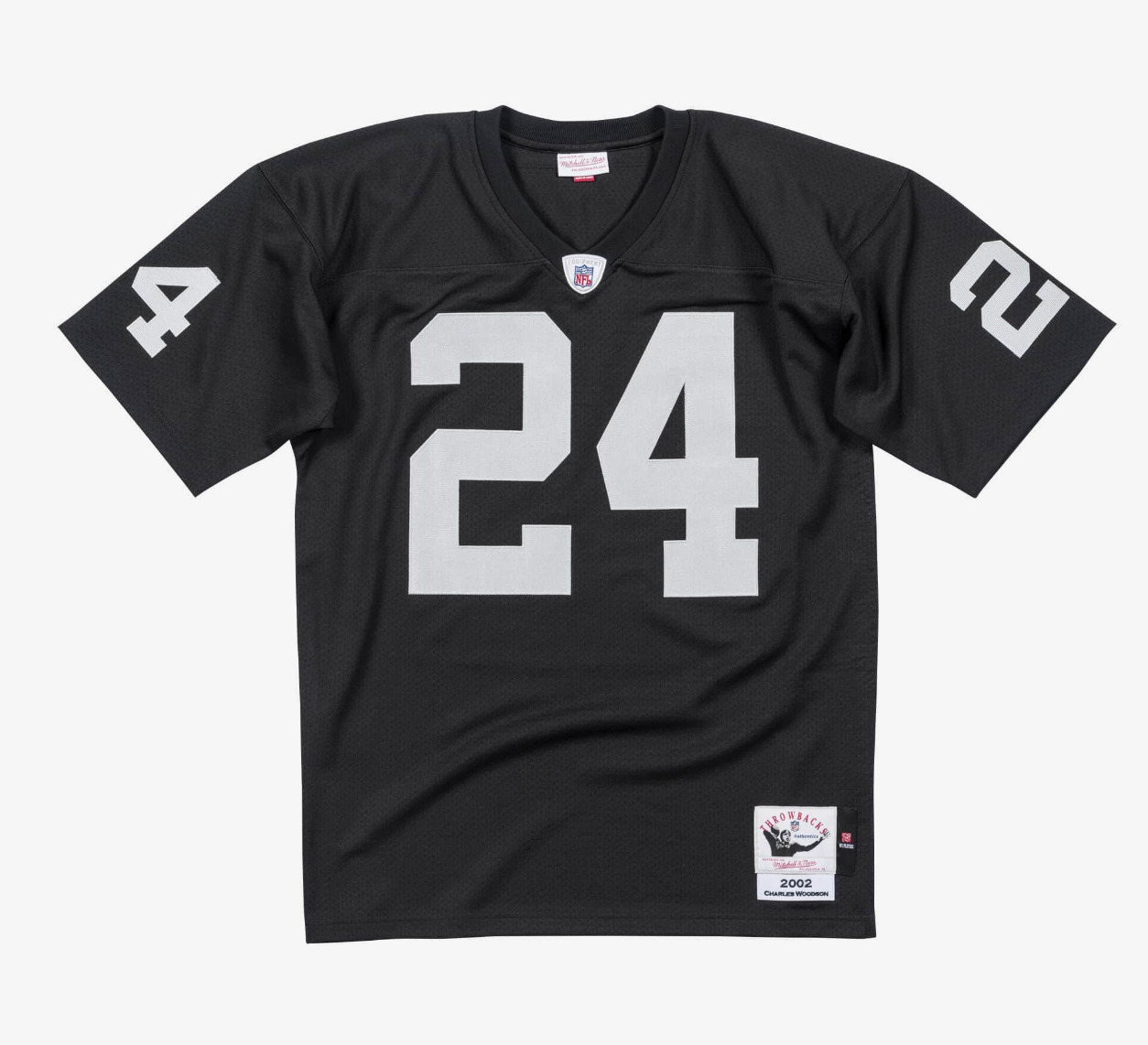 Authentic Jersey Oakland Raiders 2002 Charles Woodson Mitchell & Ness