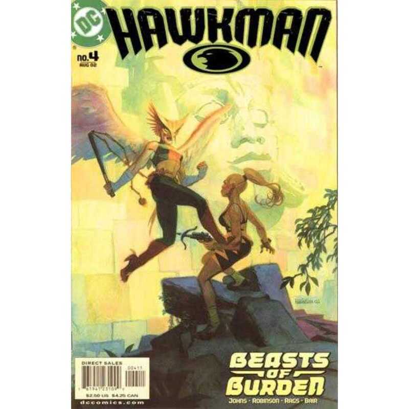 Hawkman (2002 series) #4 in Near Mint minus condition. DC comics [u*