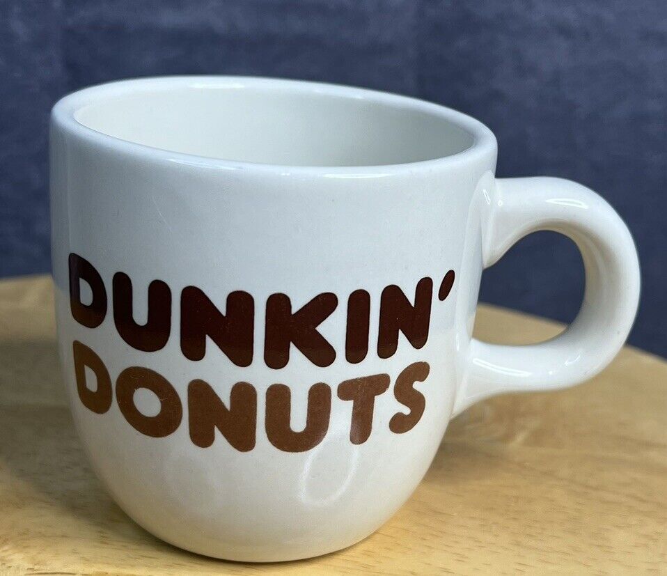 Vintage Dunkin Donuts Ceramic Coffee Mug REGO 1 Finger