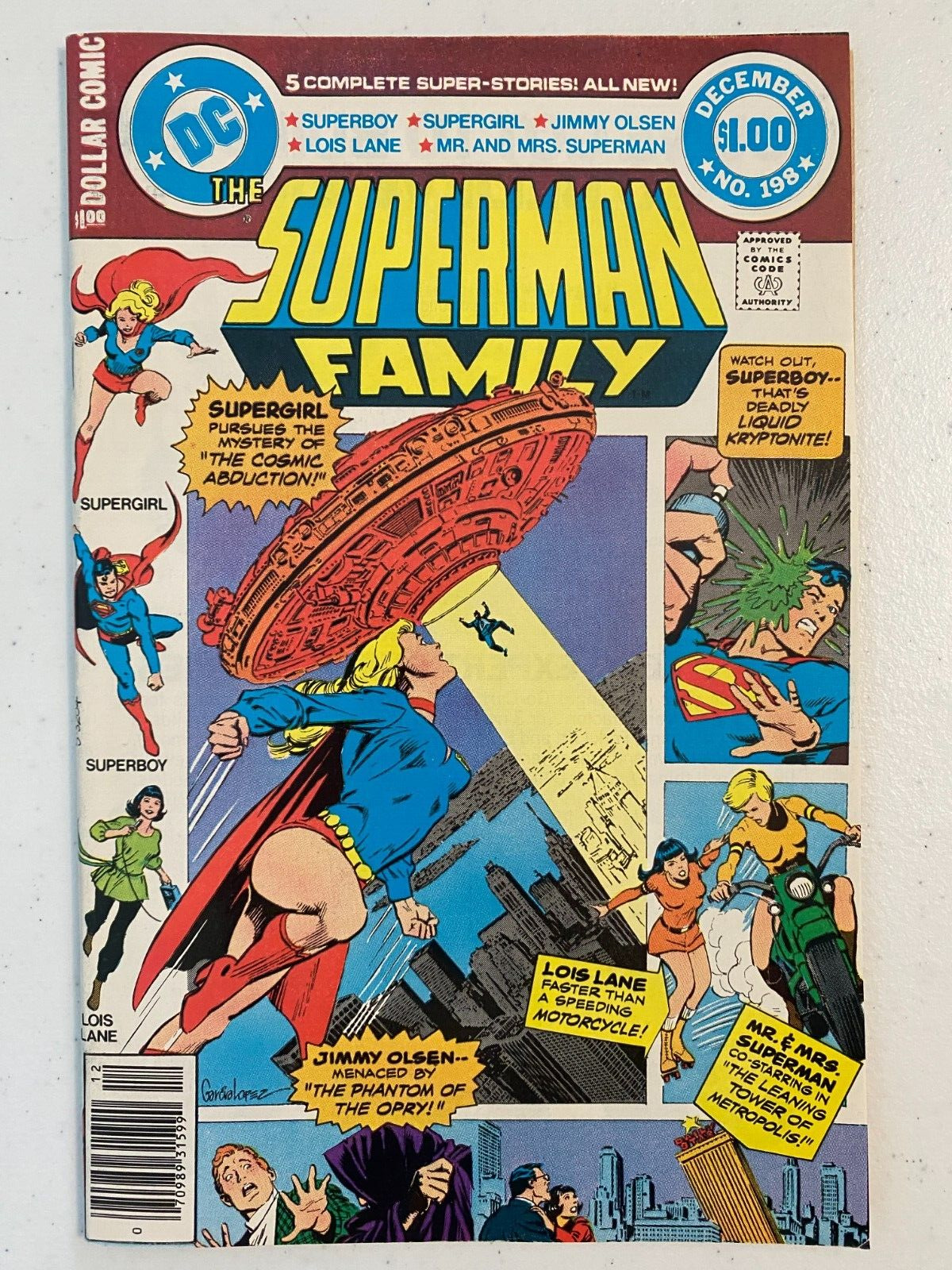 The Superman Family #198 (1979) DC Bronze Age Supergirl-Lois Lane-Superboy VF/NM