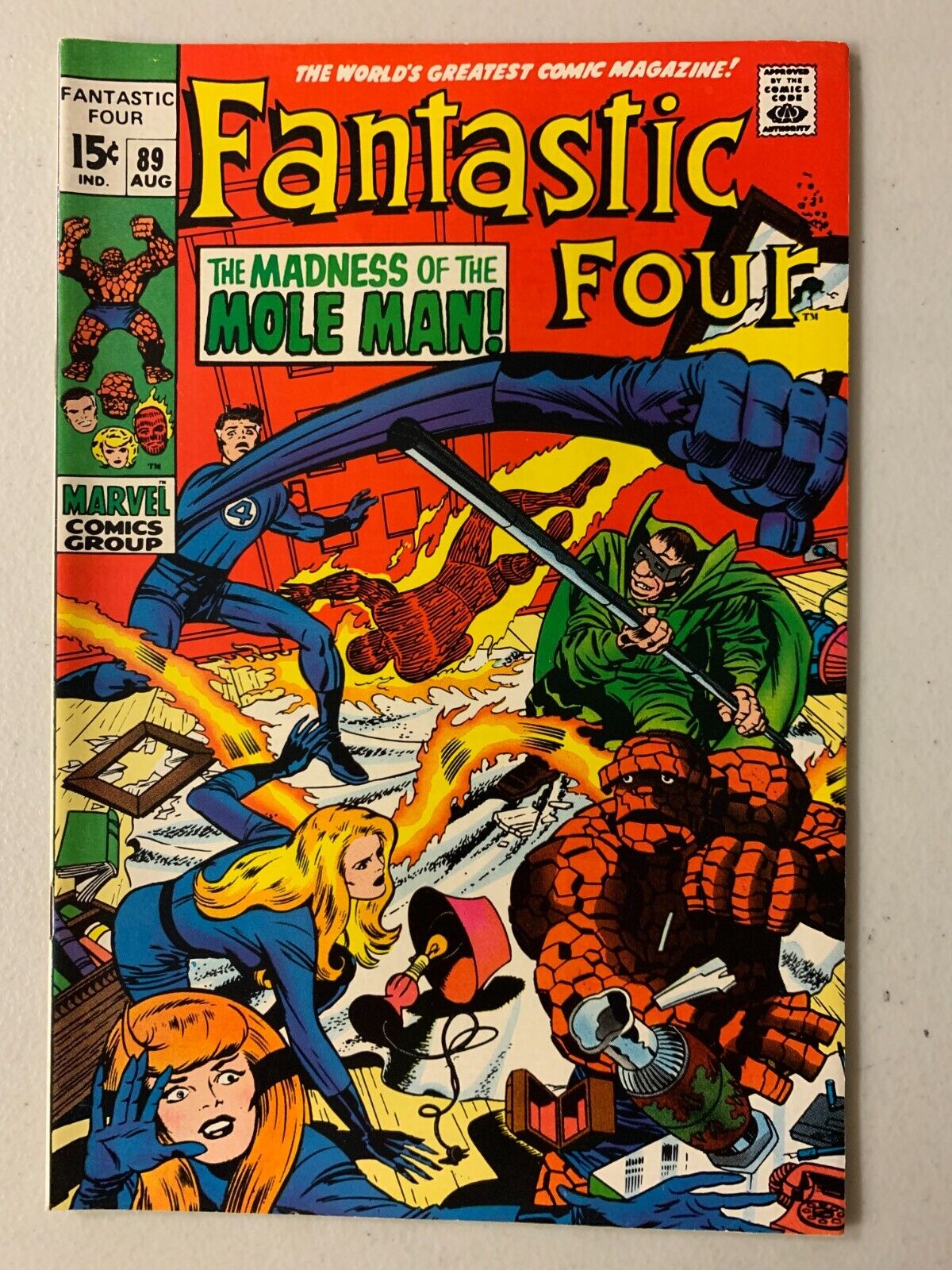 Fantastic Four #89 Mole Man 6.0 (1969)