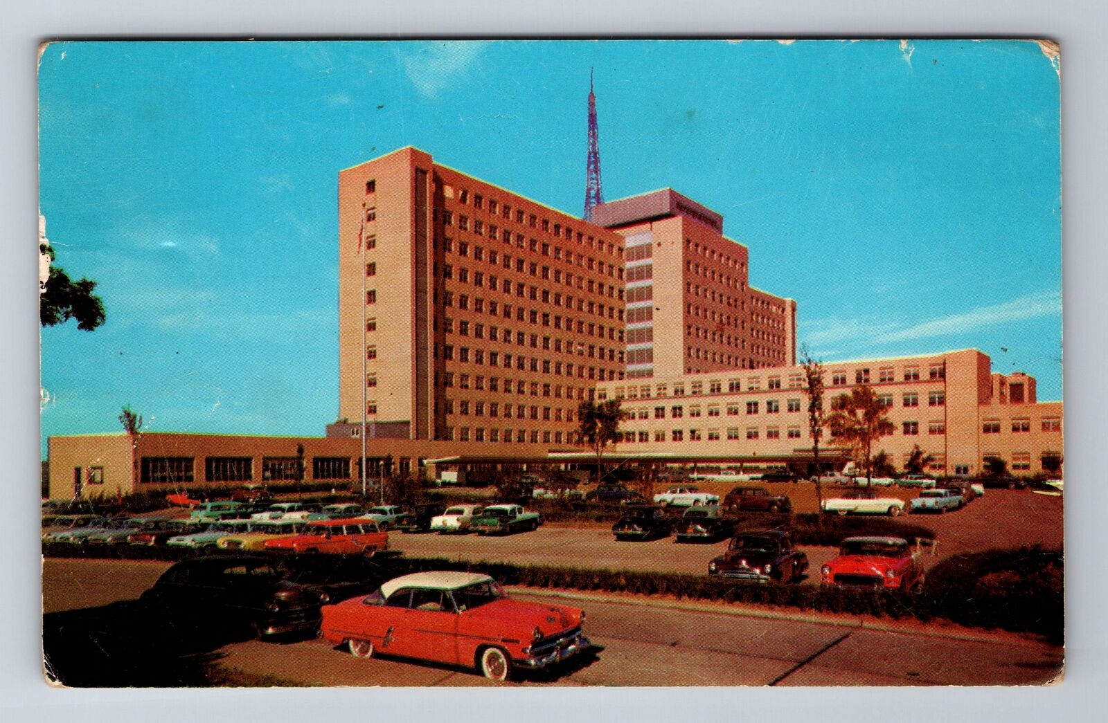 Pittsburgh PA-Pennsylvania, Veterans Admin Hospital, Vintage c1958 Postcard