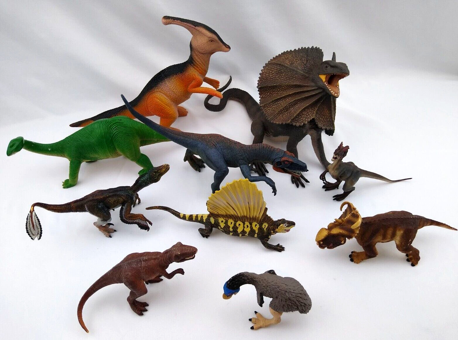 Dinosaur Schleich Safari CollectA Jaru Papo Realistic Lot of 10 Prehistoric