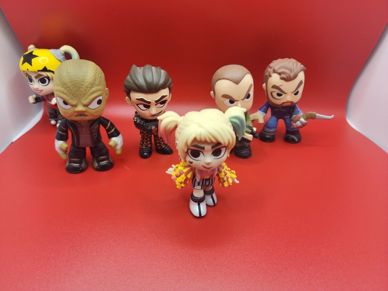 Lot Of 9 Funko Mystery Minis DC Birds of Prey Figures: Harley Quinn, SUICIDE SQU