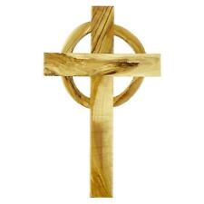 Olive Wood Celtic Cross Olive Wood 10 inch picture