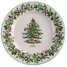 Spode Christmas Tree-Green Trim 2006 Collector Plate 6497619 picture