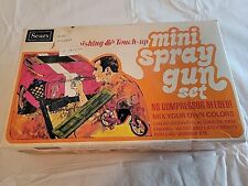 Vintage 1970’s-80’s Sears Mini Spray Gun Kit Airbrush New Old Stock Not Mint picture
