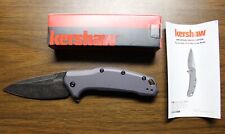 Kershaw Link 1776GRYBW Discontinued NEW IN BOX Pocket Knife Grey BlackWash picture