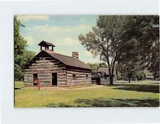Postcard Schoolhouse Schoenbrunn Village New Philadelphia Ohio USA picture