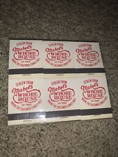 Lot Of 12 Las Vegas Mabel's Whore House Matches NEW Matchbook  vintage antique picture