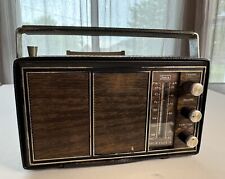 Vintage Sears Solid State 10 Portable AM/FM Transistor Radio Model #8222 Works picture