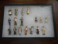 17 German Figurines WHW ww2 1940's Charity Brooches Pin Badges. Winterhilfswerk picture
