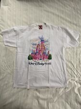 VTG Walt Disney World 25th Anniversary Castle Cake Shirt Two Sided 1997 XL MINT picture
