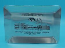 Croatian Fraternal Union of America Pittsburgh Commemorative Tray 1981 picture
