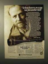 1995 Leupold Scope Ad - To Those Beavers picture