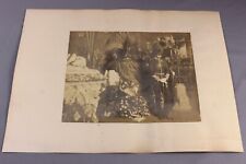 1902 Queen Victoria lying in state RARE large original albumen photograph picture
