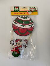 1987 Vintage Disney Ornament Mickey Mouse Hot Air Balloon Rare Sealed in Package picture
