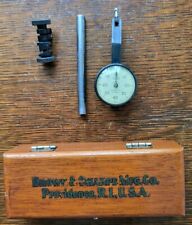 Vintage Brown & Sharpe Dial Test Indicator Jeweled .001 w/Box Machinist Tool USA picture