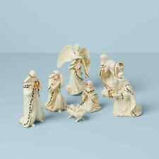 Lenox Holiday 7 Piece Mini Nativity Set Porcelain Item #806053 NEW picture