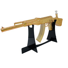 AK47 GLASS WATER PIPE GOLD picture