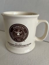 Starbucks Coffee Mug Ceramic First Store USA Made Pike Place Seattle picture