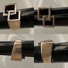 9gr VTG MCM Sterling Silver Geometric Interlace Sculptural Abstract Ring Sz 6.75 picture