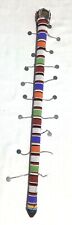 Decorative African Art Masai Rungu Beaded Maasai Club Bead Talking Stick Rungu picture