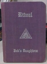 Vintage Ritual of the International Order of Job's Daughters 1955 Hardback Book picture