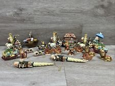 Lot of 23 VTG Noah’s Ark Themed Christmas Ornaments Animals Resin And Ceramic picture